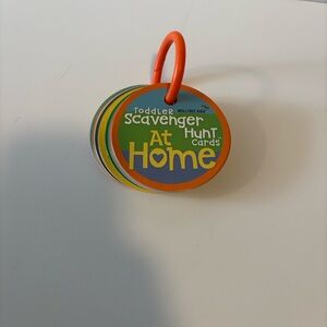 Toddler Scavenger Hunt Cards - Orange and Green